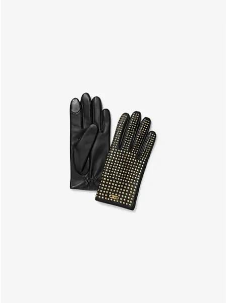 Studded Leather Gloves