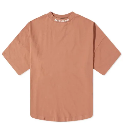 Mock Neck Logo T-Shirt