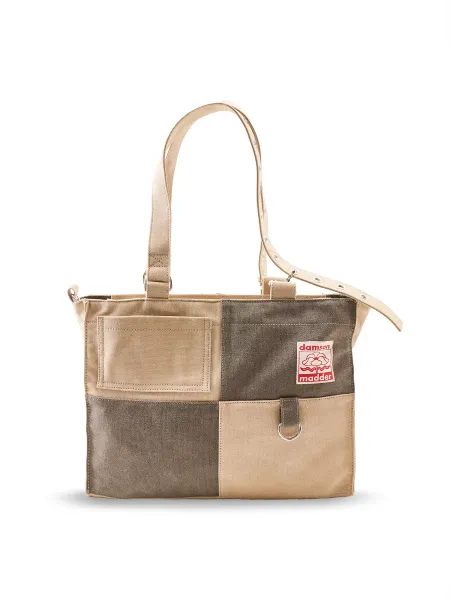 Organic Cotton Veda Canvas Blocked Tote Bag