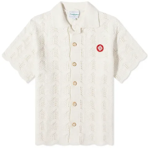 Crochet Polo Shirt