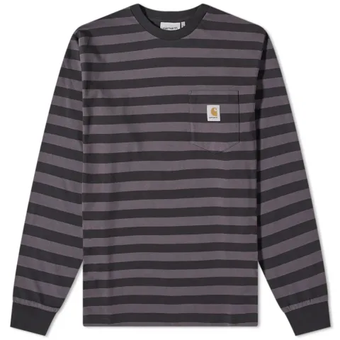 Long Sleeve Merrick Stripe Pocket T-Shirt
