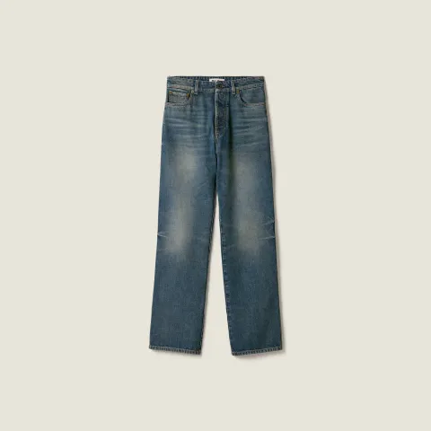 Five-pocket denim jeans
