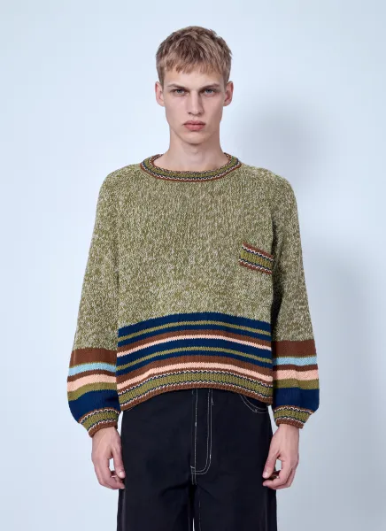 Story mfg. Mountain Fern Bulb Knit Jumper