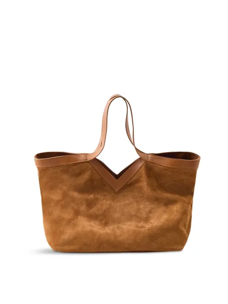 Marlon Vieras Suede Tote Bag