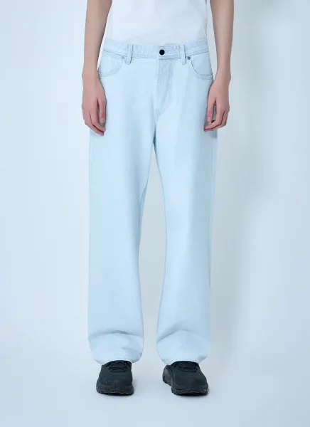 Wide-Leg Denim Jeans