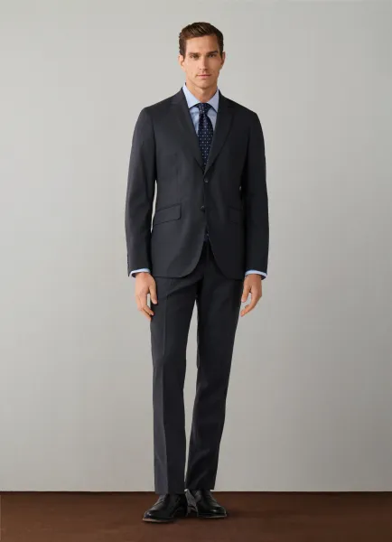 Wool Stretch Travel Blazer - Woven in Italy
