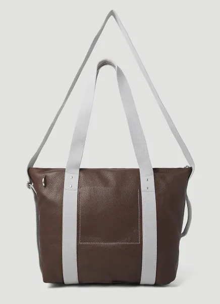 Trolley Leather Tote Bag