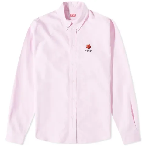 Logo Crest Button Down Oxford Shirt