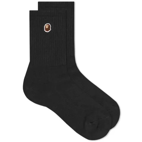 Ape Head One Point Sock