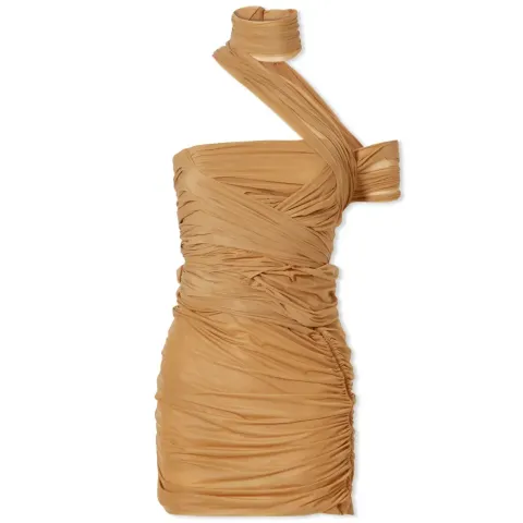 Ruched Halter Dress