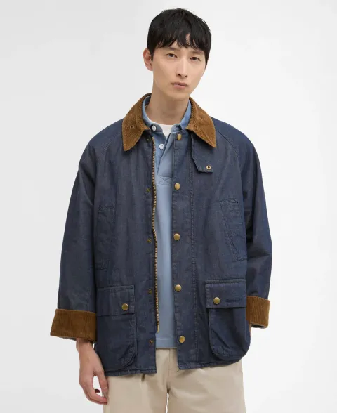 Oversized Bedale Denim Casual Jacket