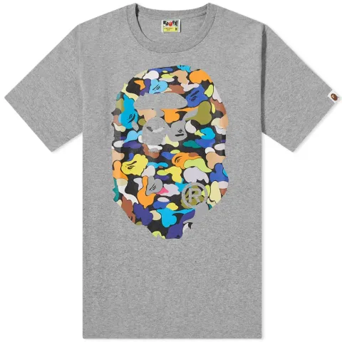 Multi Camo Big Ape Head T-Shirt