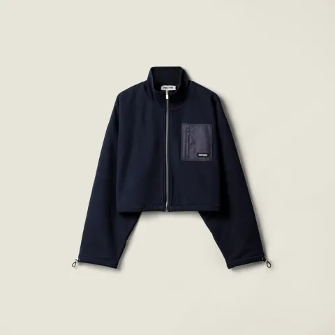 Zippered fleece jacket