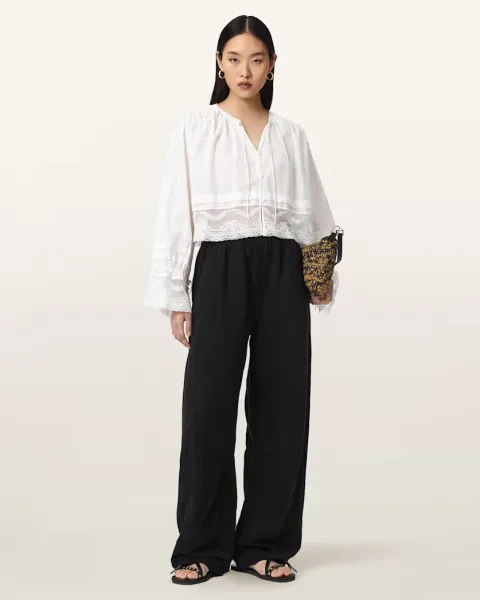 Colette Cropped Lace Top
