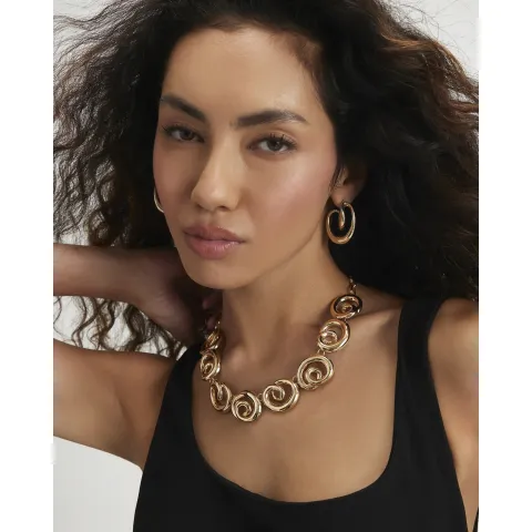 River Island Swirl Collar Necklace