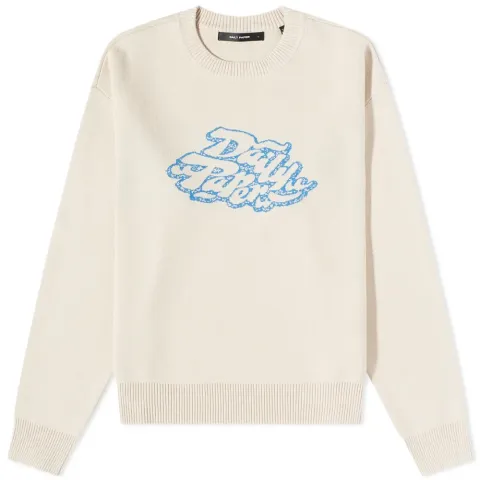 Pelaz Intarsia Logo Crew Knit