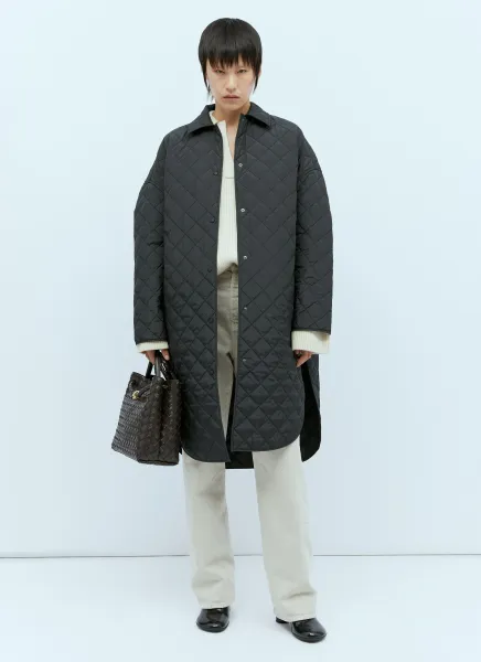 Quilted Cocoon Coat