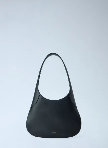 Small Joan Leather Hobo Bag