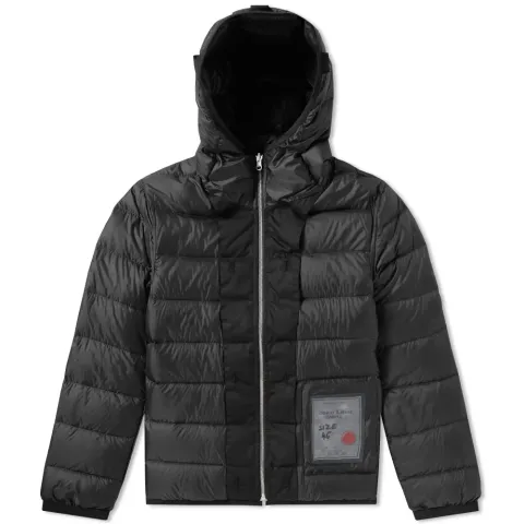 Hooded Nylon Down Liner