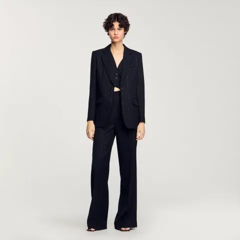 Sequinned suit jacket