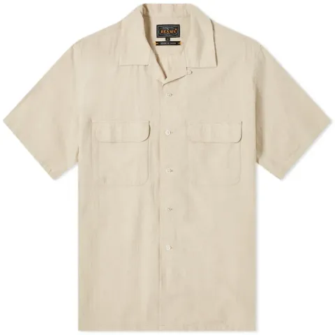Short Sleeve Open Collar Shirt
