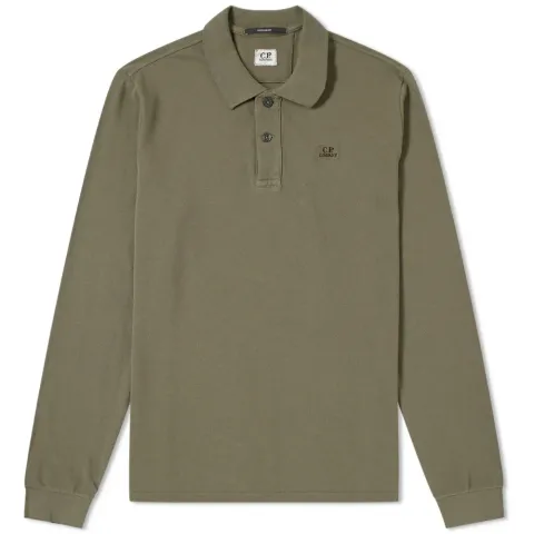 Long Sleeve Patch Logo Polo
