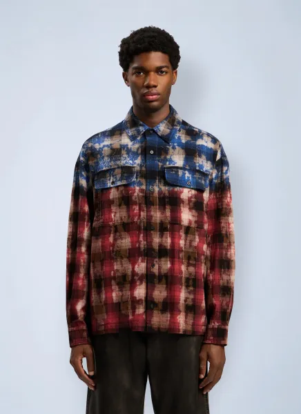 Curved Logo Check Shirt