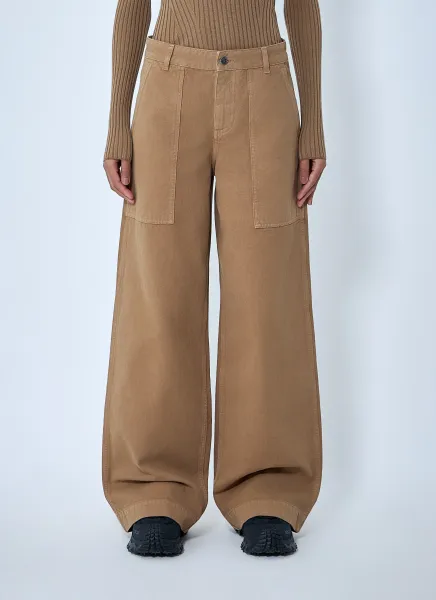 Wide-Leg Cargo Pants
