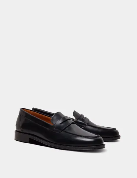 Hawes & Curtis Leather Penny Loafers
