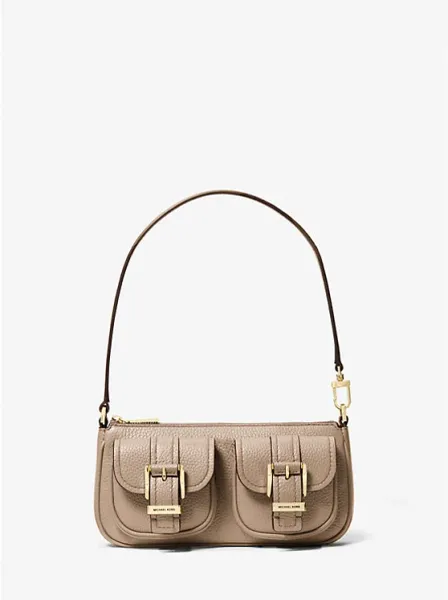 Zoe Small Pebbled Leather Pochette