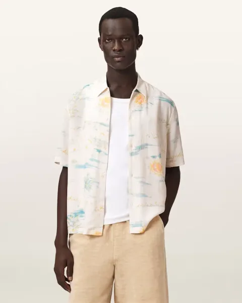 Breezer Boxy Short Sleeve Printed Shirt