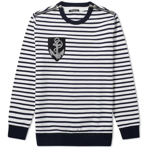 Nautical Stripe Crew Sweat