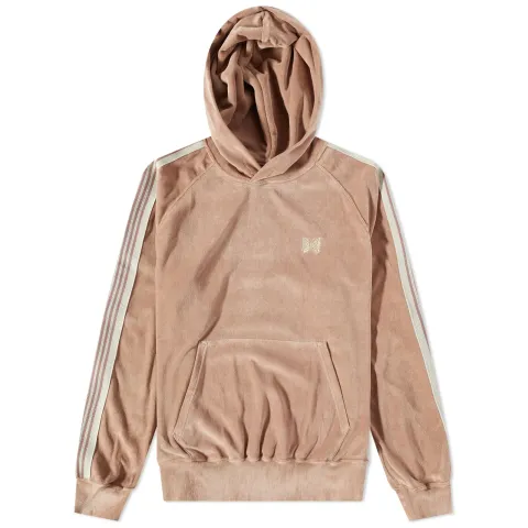 Velour Popover Track Hoodie
