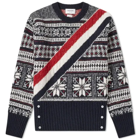 Winter Fair Isle Crew Knit