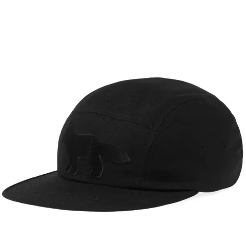 Maison Kitsuné Black Fox Embroidery 5 Panel Cap