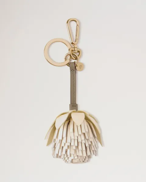 Flower Keyring - Pom Pom