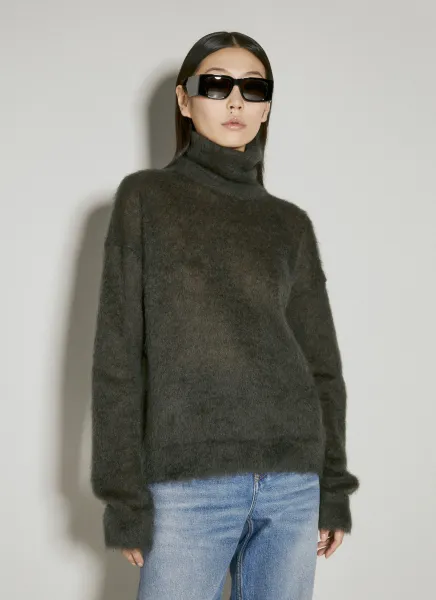 Turtleneck Mohair Sweater