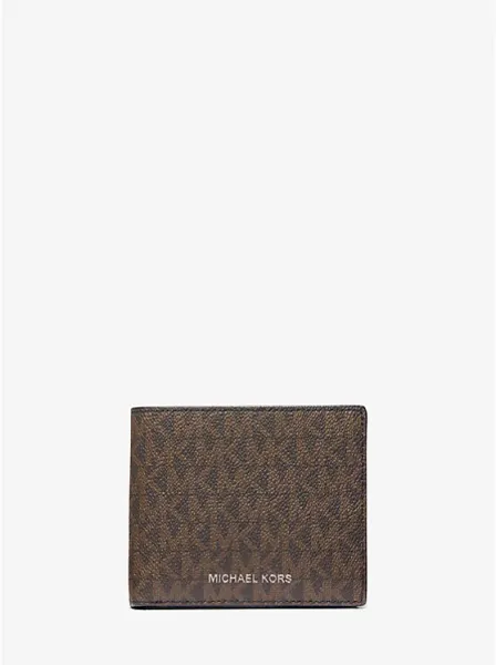 Michael Kors Greyson Logo Slim Billfold Wallet