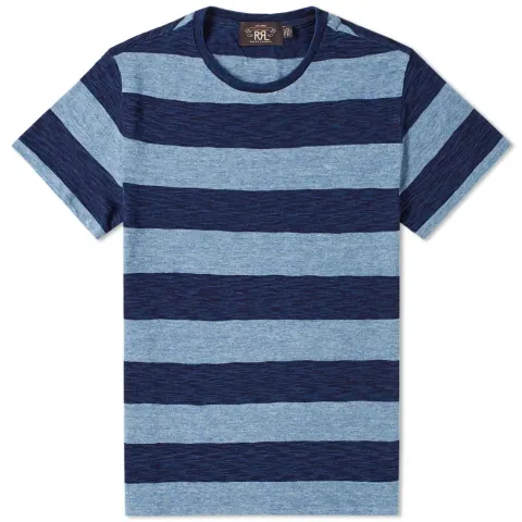 Wide Stripe Slub Tee