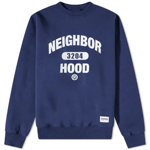 College Logo Crew Sweat
