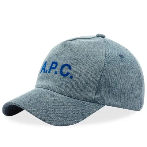 A.P.C. Eden Logo Denim Cap