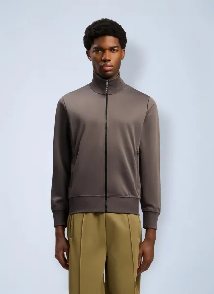 Back Curved Logo Track Jacket