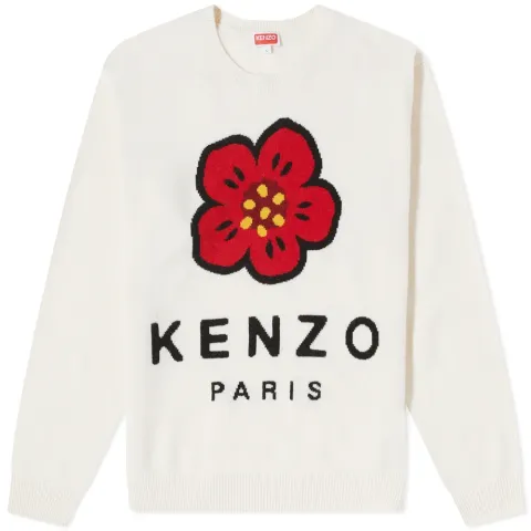 Logo Intarsia Crew Knit
