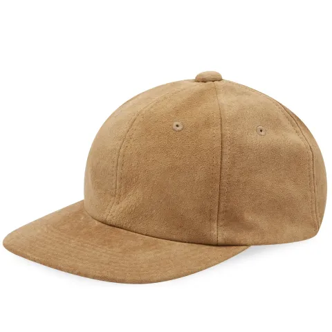6 Panel Water Repellent Suede Cap