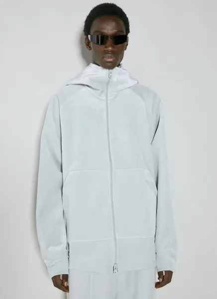 Velvet Hooded Sweatshirt