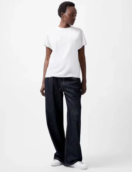 French Connection Crepe Top White