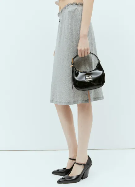 Patent Leather Hobo Bag