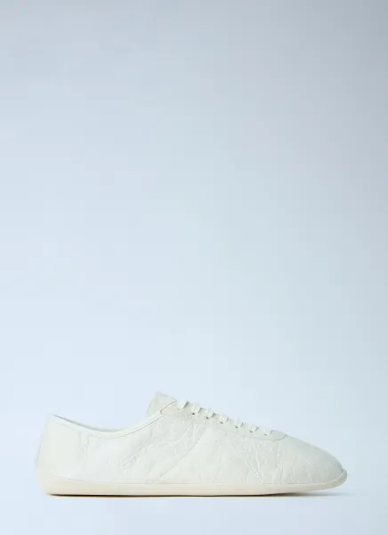 Clement Crinkled-Leather Sneakers