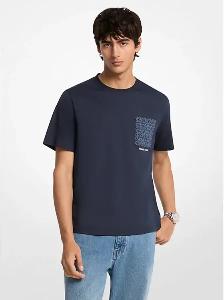 Signature Logo Pocket Cotton T-shirt