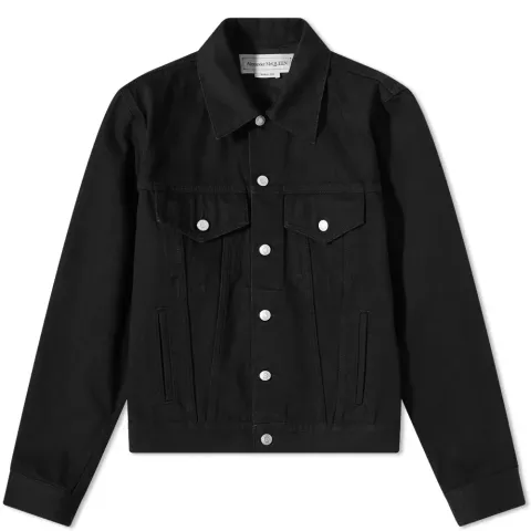 Script Logo Back Denim Jacket